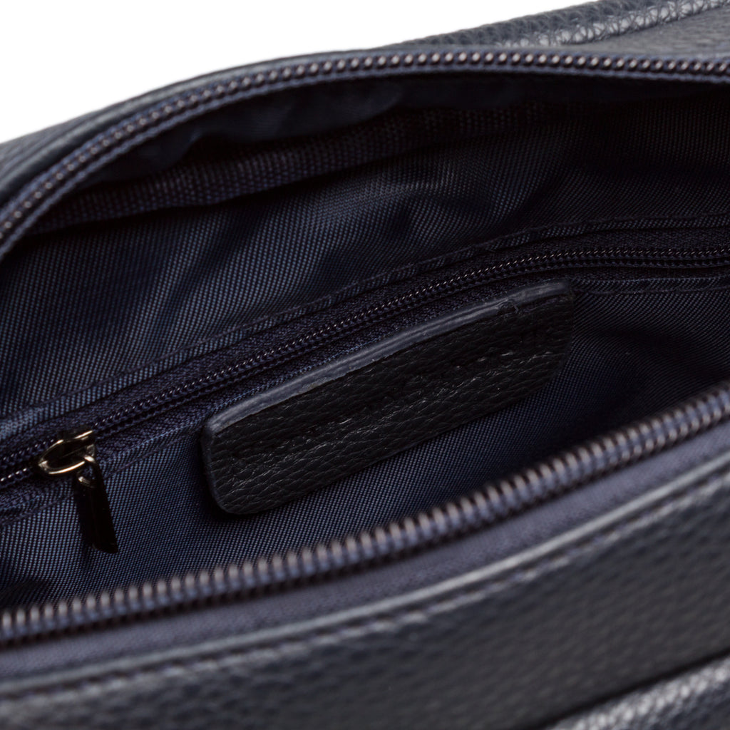 Borsello con tracolla Nazareno Gabrielli da uomo blu