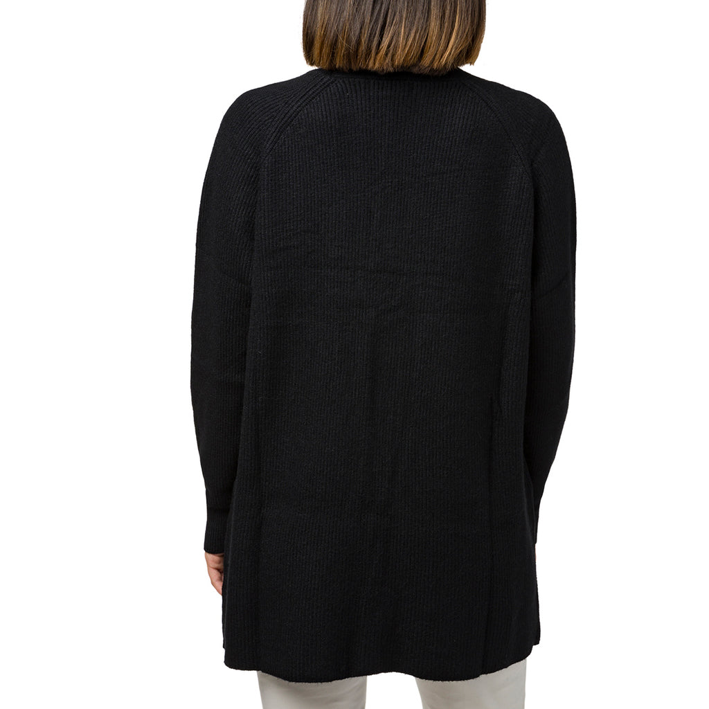 Cardigan lungo nero da donna Swish Jeans
