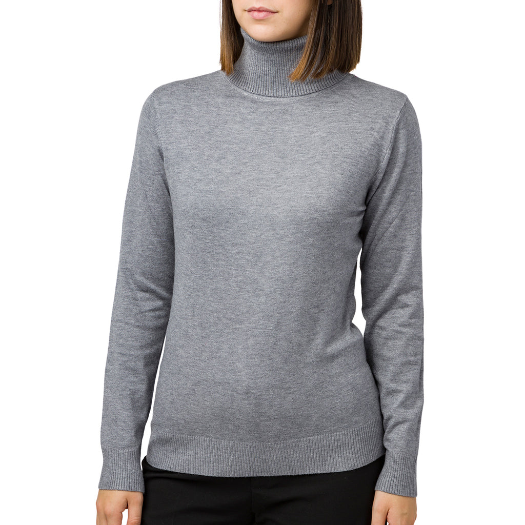 Pullover dolcevita grigio da donna Swish Jeans