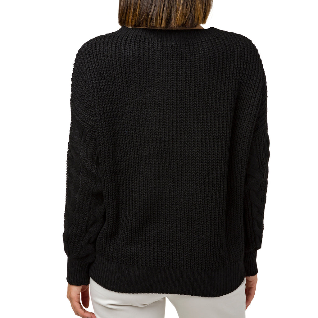 Maglione nero da donna Swish Jeans