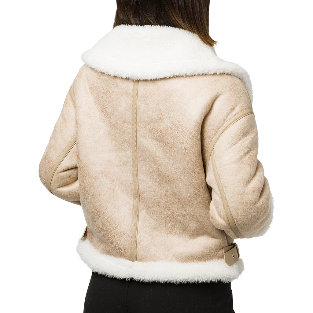 Giubbotto montone beige da donna  Swish Jeans