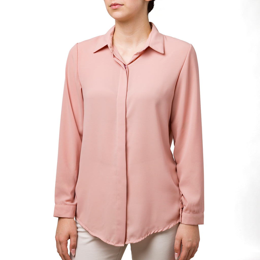 Camicia da donna rosa cipria velata Swish Jeans
