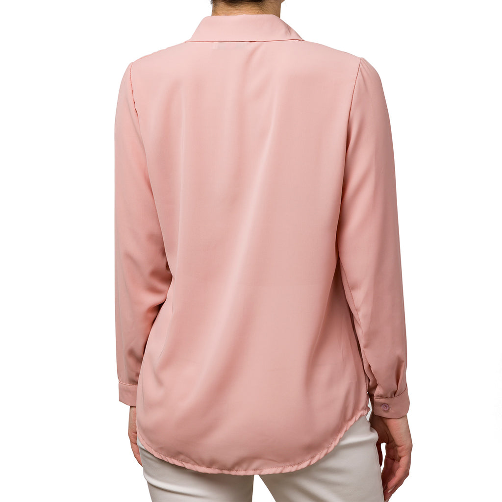 Camicia da donna rosa cipria velata Swish Jeans