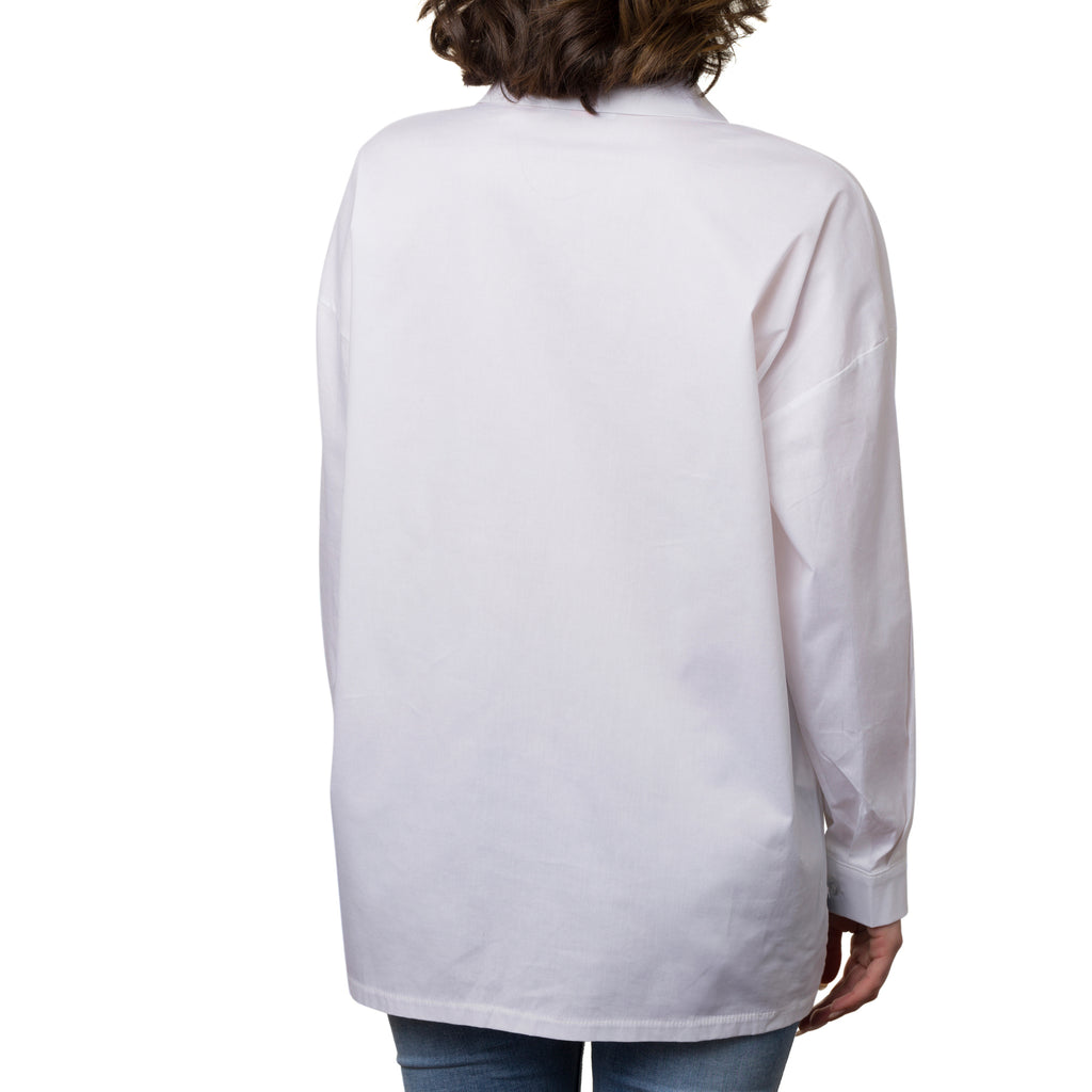 Camicia bianca da donna Swish Jeans in cotone