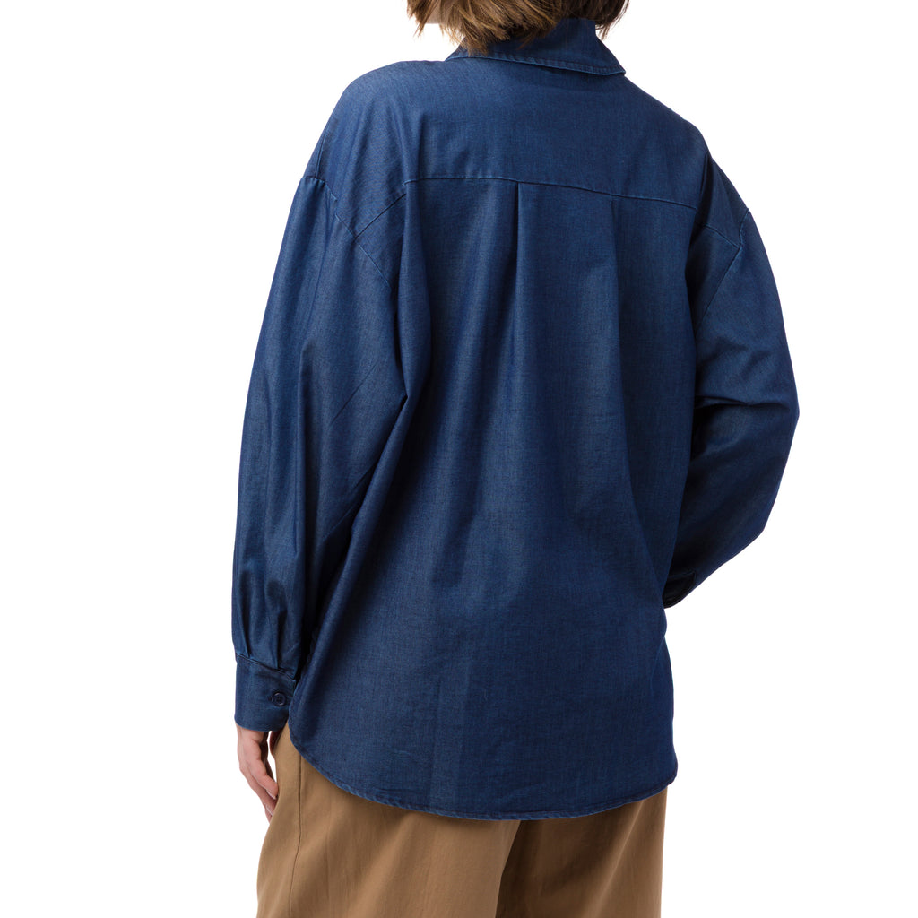 Camicia Blu jeans da Donna in cotone Swish Jeans