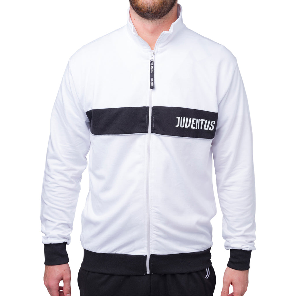Pigiama invernale da uomo nero e bianco con logo Juventus