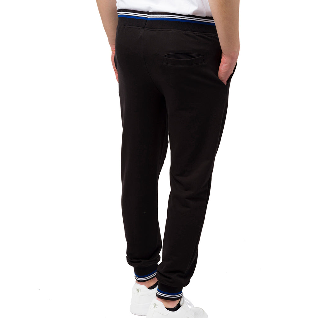 Pantaloni joggers da uomo neri con logo Inter