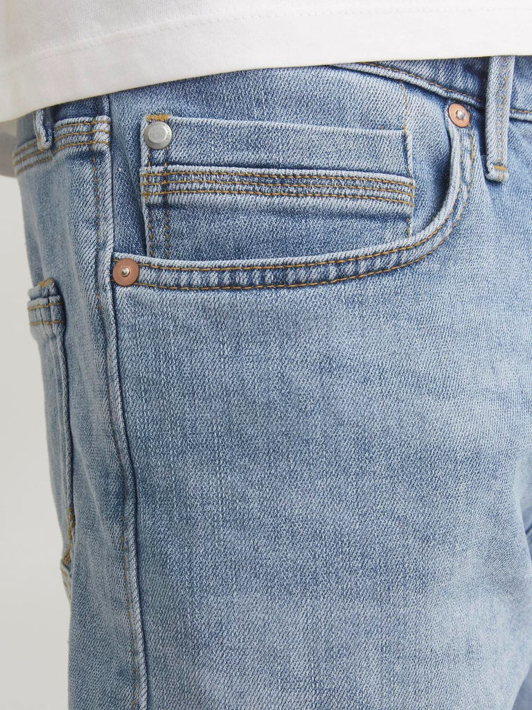 Bermuda in jeans da uomo con chiusura bottoni Jack & Jones