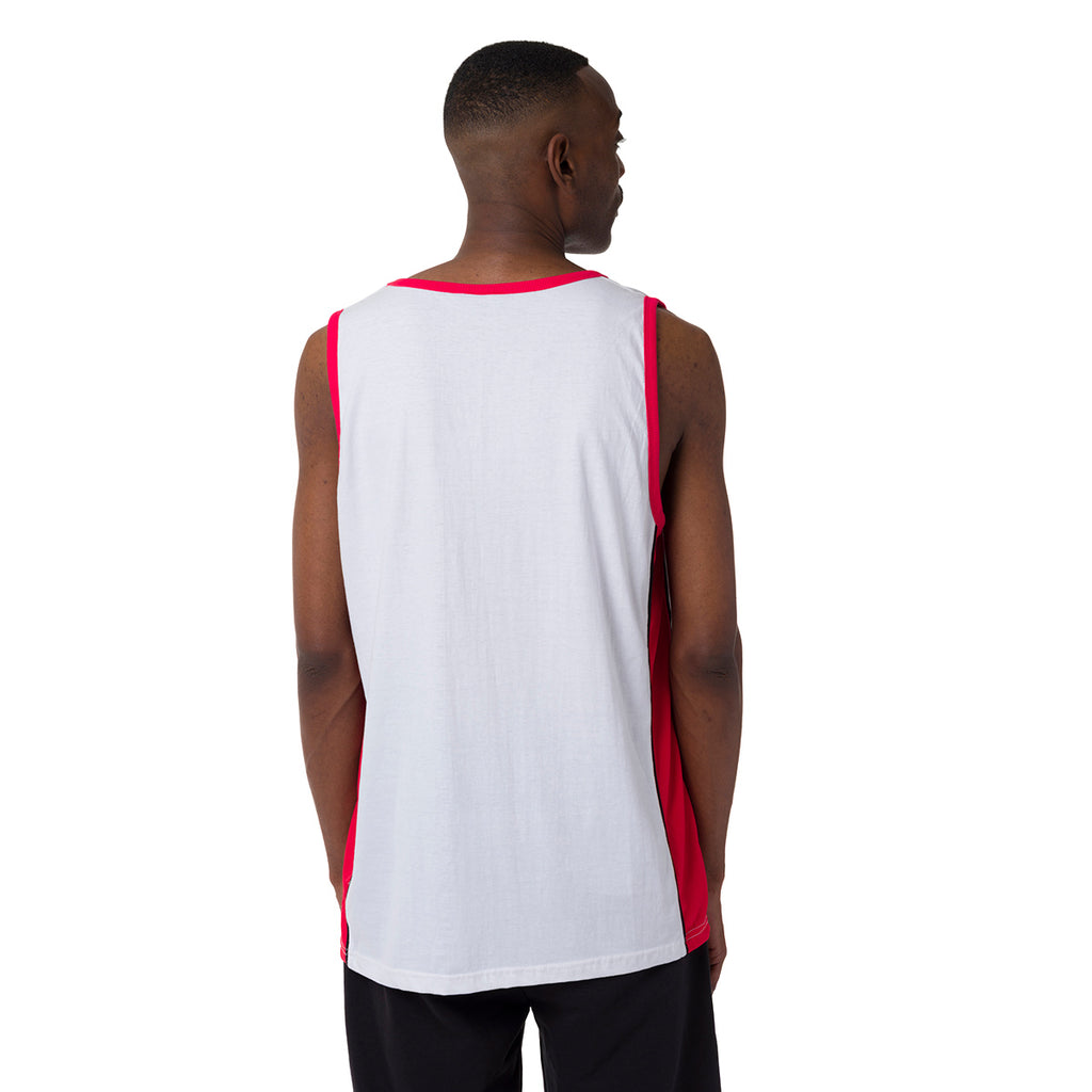 Canotta sportiva da Uomo in Cotone bianca Chicago Bulls NBA