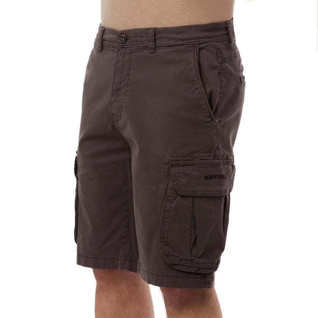 Pantaloncini Bermuda da Uomo Grigio antracite con tasche Navy Sails