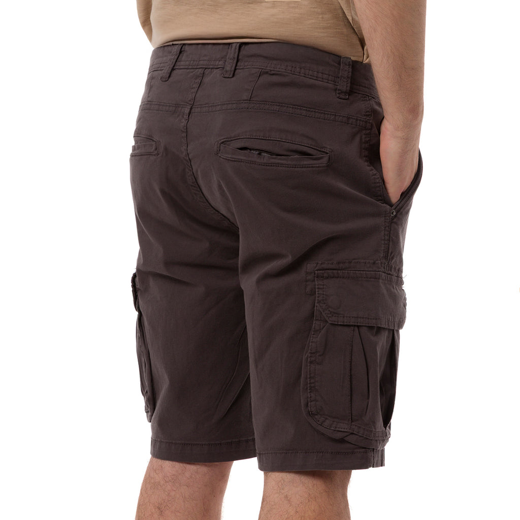 Pantaloncini Bermuda da Uomo Grigio antracite con tasche Navy Sails