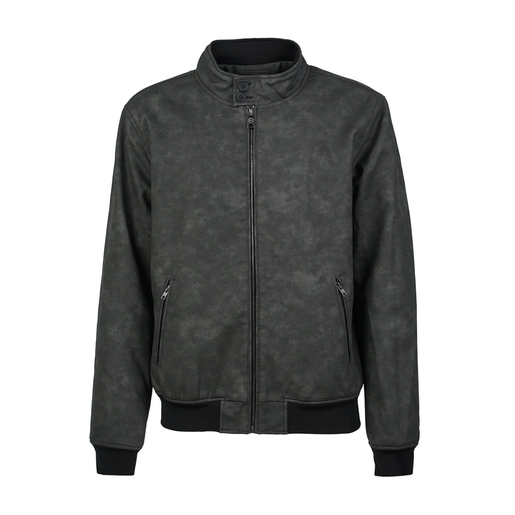 Giubbotto bomber nero da Uomo con tasche laterali Statham