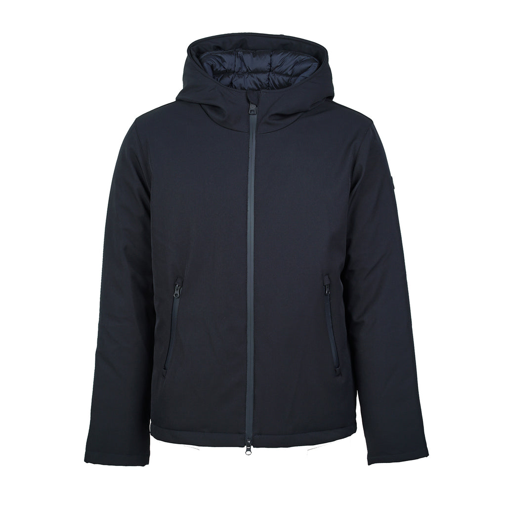 Giubbotto imbottito nero da Uomo con cappuccio Statham