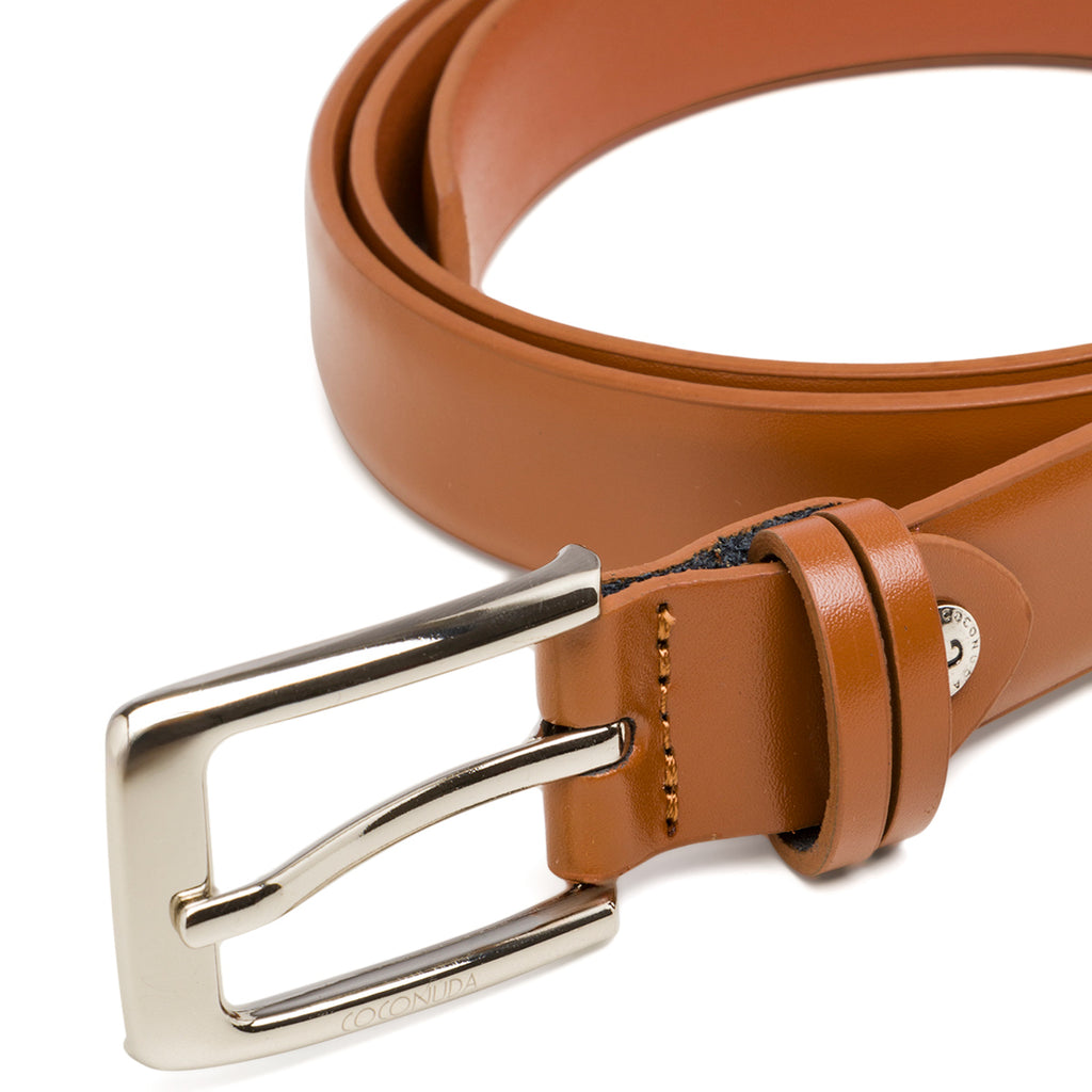 Cintura da donna color cuoio in pelle Coconuda
