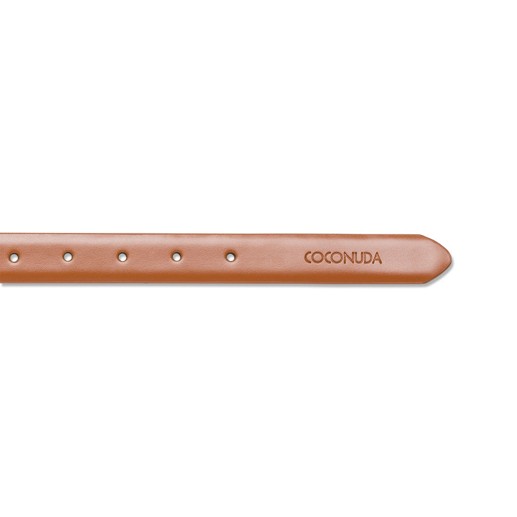 Cintura da donna color cuoio in pelle Coconuda