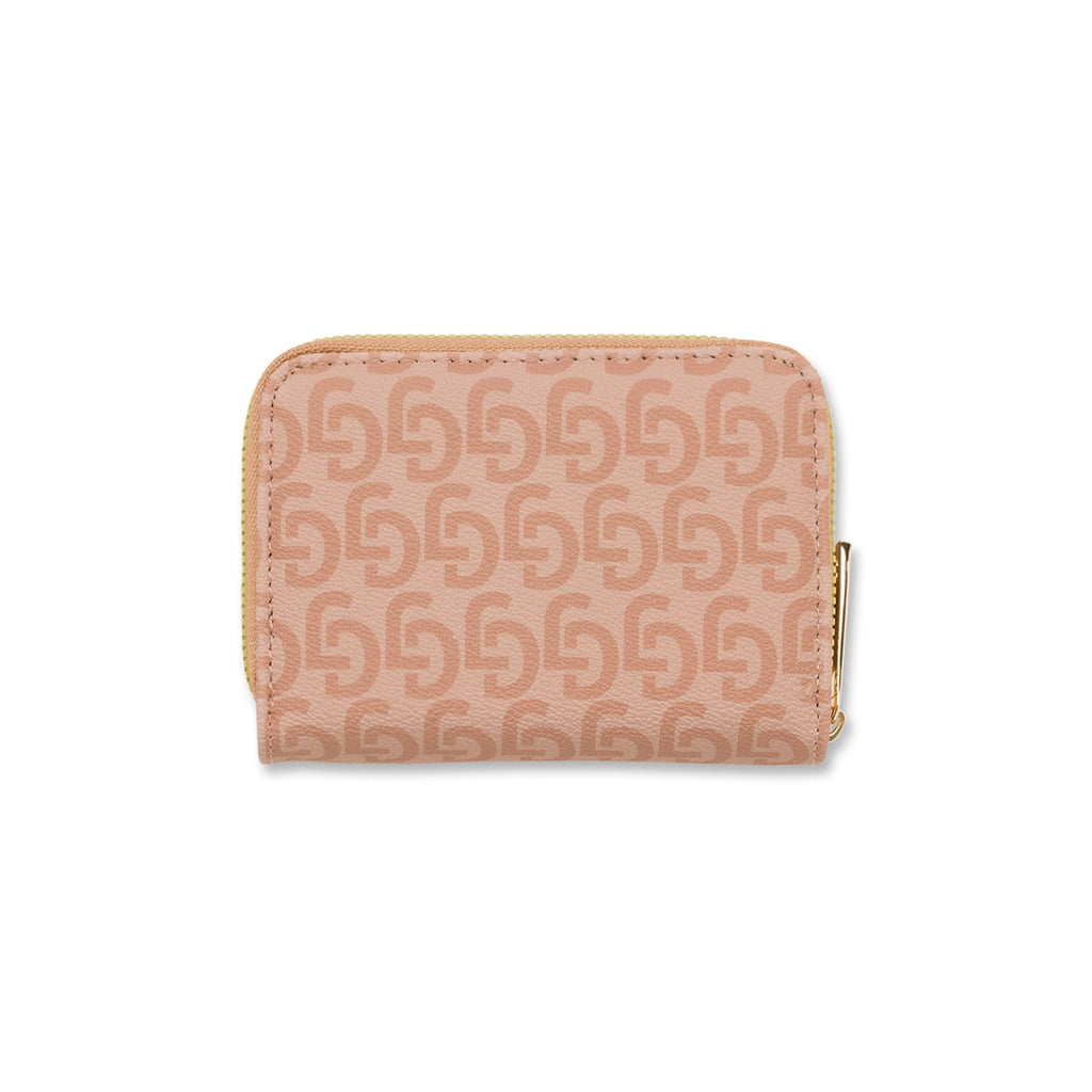 Portafoglio da donna nude e beige con logo Carrera Jeans