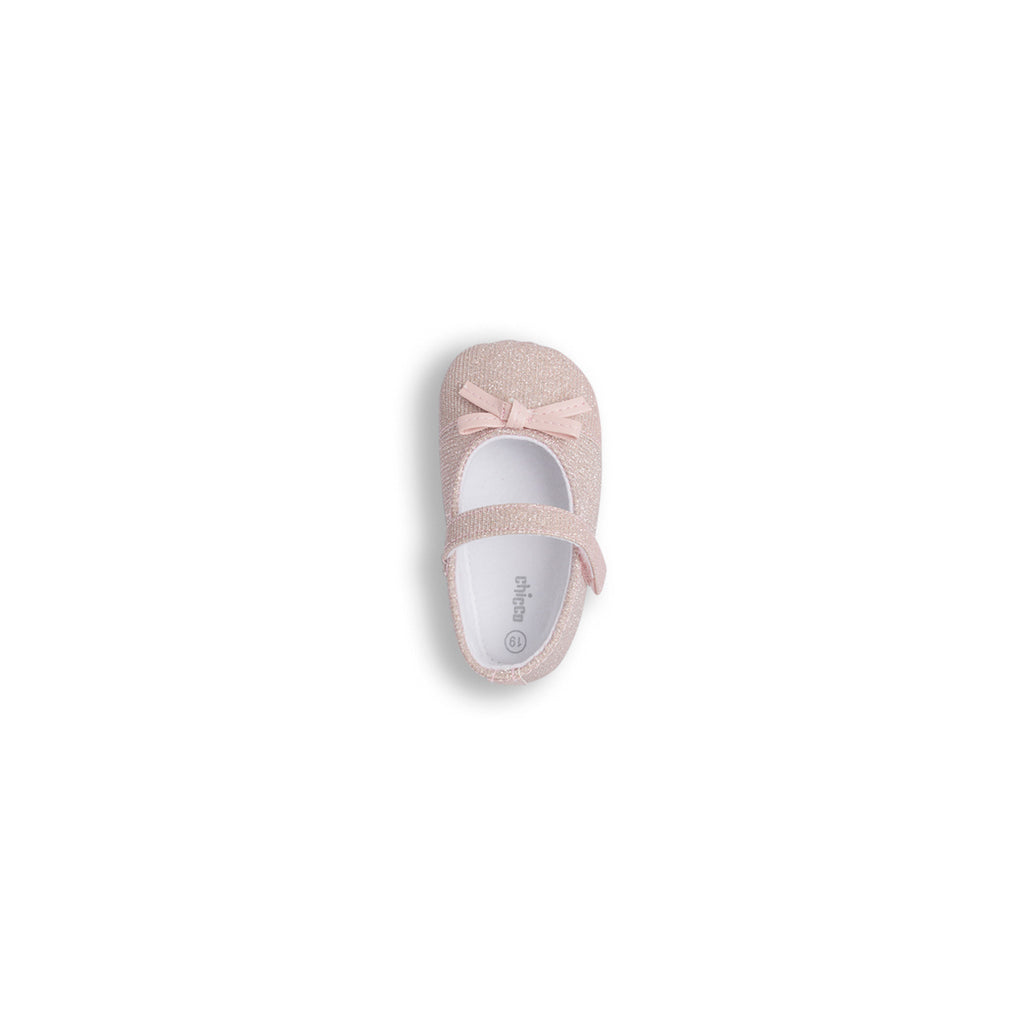 Ballerine bambina primi passi rosa glitter Chicco Nila