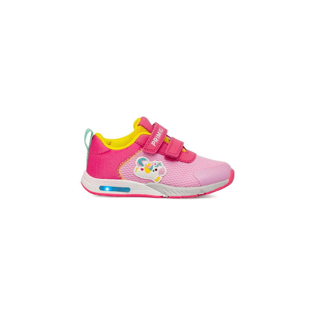 Primi passi rosa da Bambina con unicorno e strappi Primigi