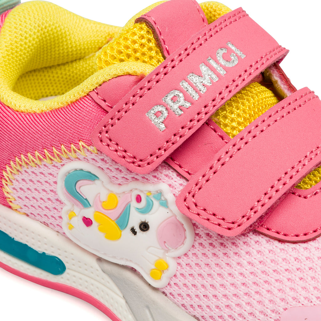 Primi passi rosa da Bambina con unicorno e strappi Primigi