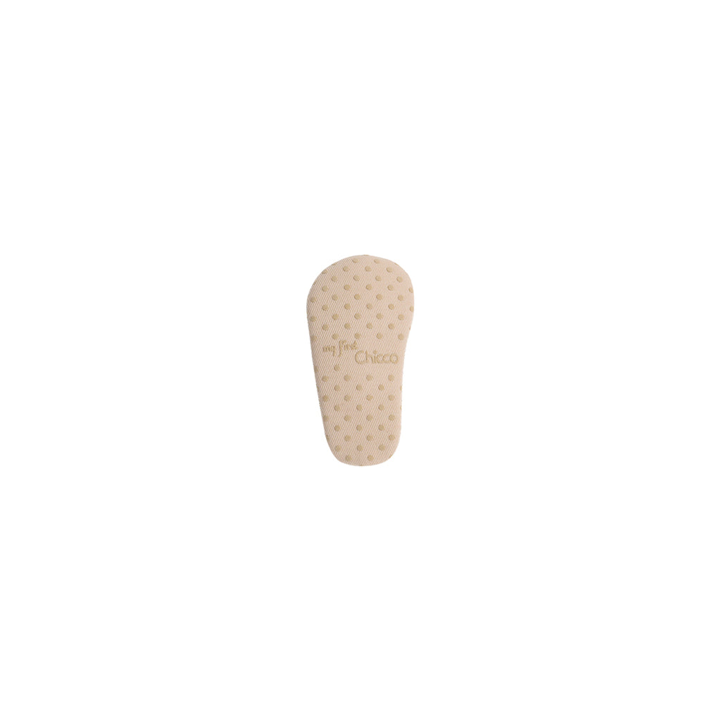 Ballerine neonata Chicco oro con glitter e fiocco in raso