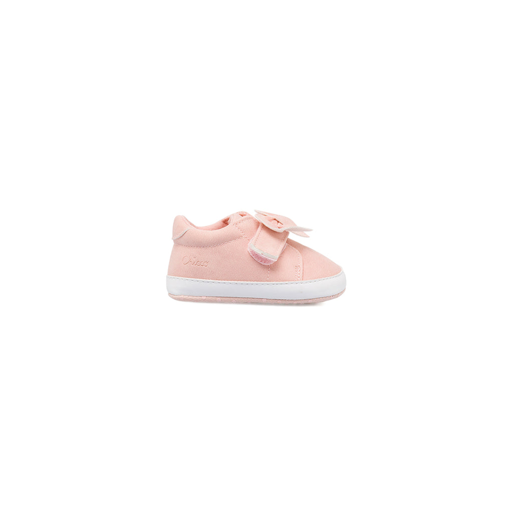 Scarpe in tessuto Rosa Primi Passi Bambina con fiocco Chicco