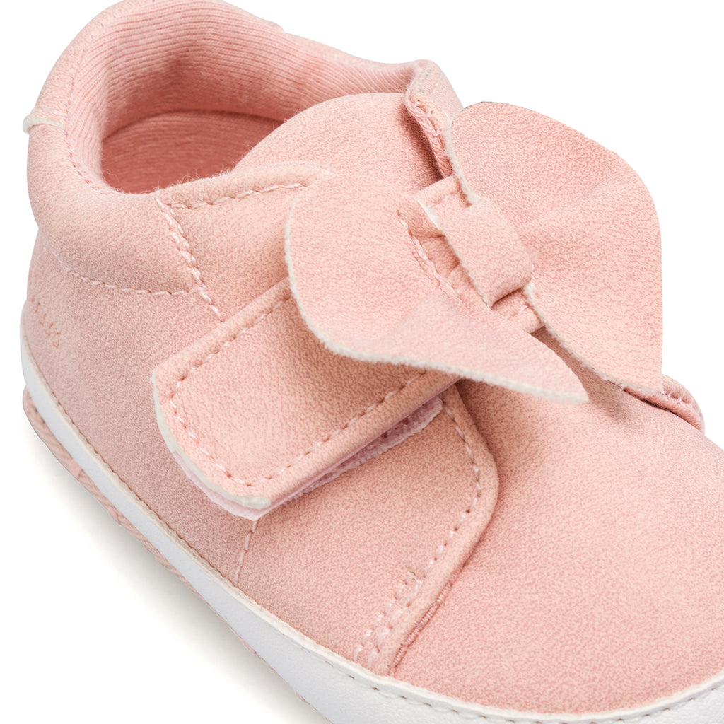 Scarpe in tessuto Rosa Primi Passi Bambina con fiocco Chicco