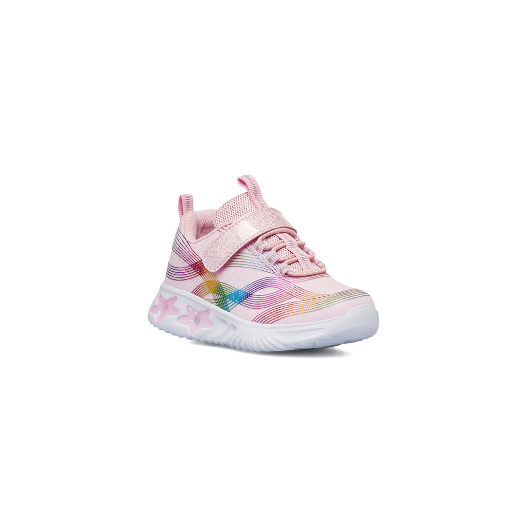 Sneakers da bambina rosa con luci nella suola Le scarpe di Alice