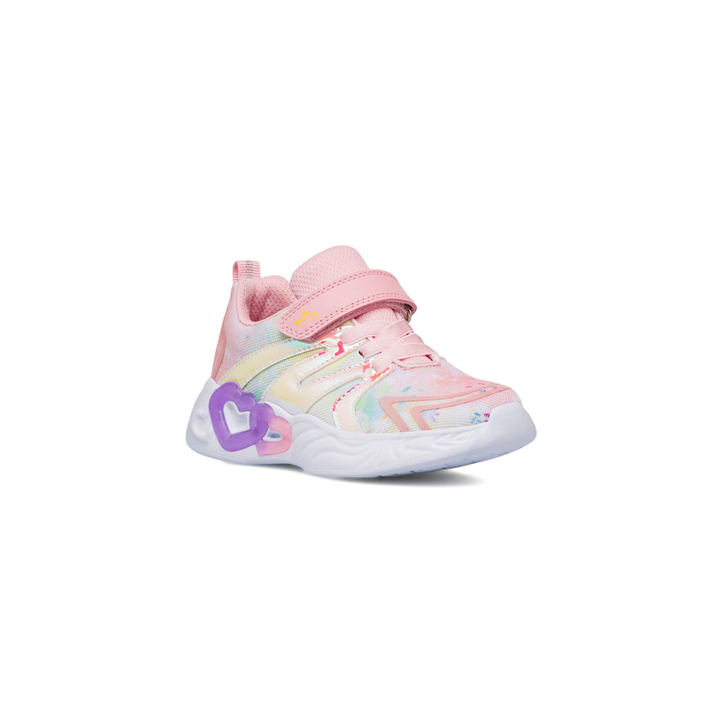 Sneakers da bambina rosa con dettagli multicolore Le scarpe di Alice