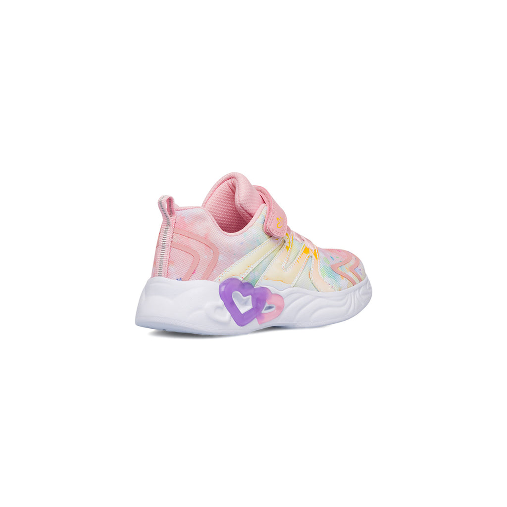Sneakers da bambina rosa con dettagli multicolore Le scarpe di Alice