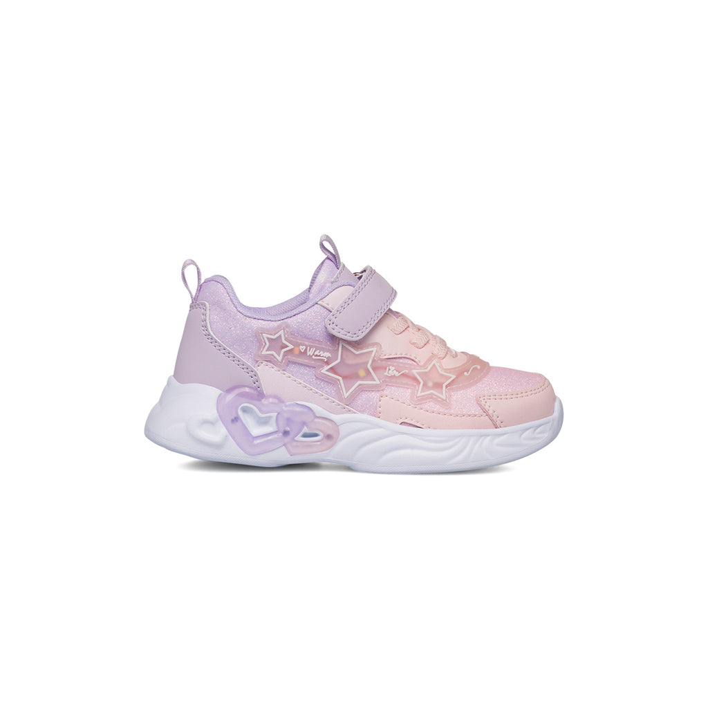 Sneakers da bambina rosa e lilla con luci Le Scarpe di Alice