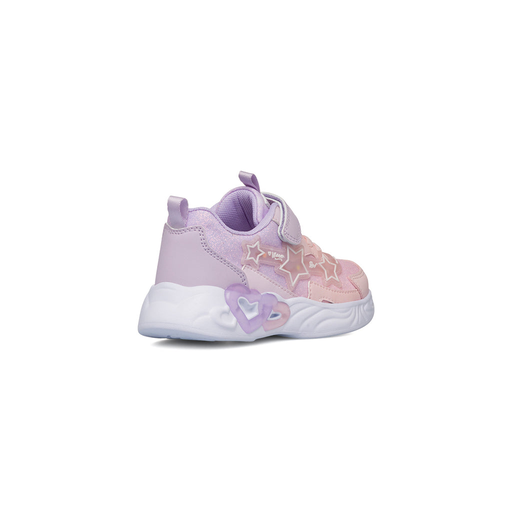 Sneakers da bambina rosa e lilla con luci Le Scarpe di Alice