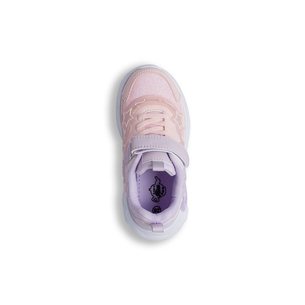 Sneakers da bambina rosa e lilla con luci Le Scarpe di Alice
