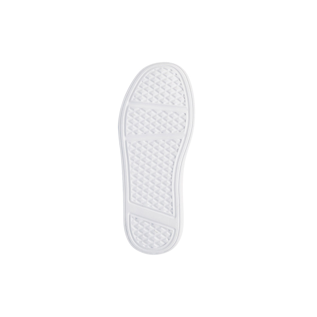 Sneakers bianche da bambina con dettagli glitter e stampa Le scarpe di Alice