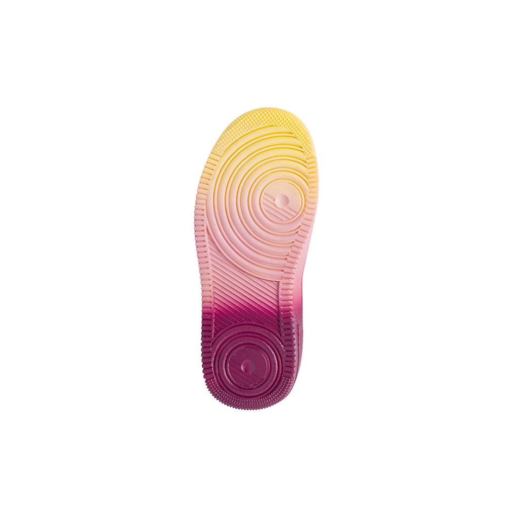 Sneakers rosa da bambina con stampe multicolore Le scarpe di Alice