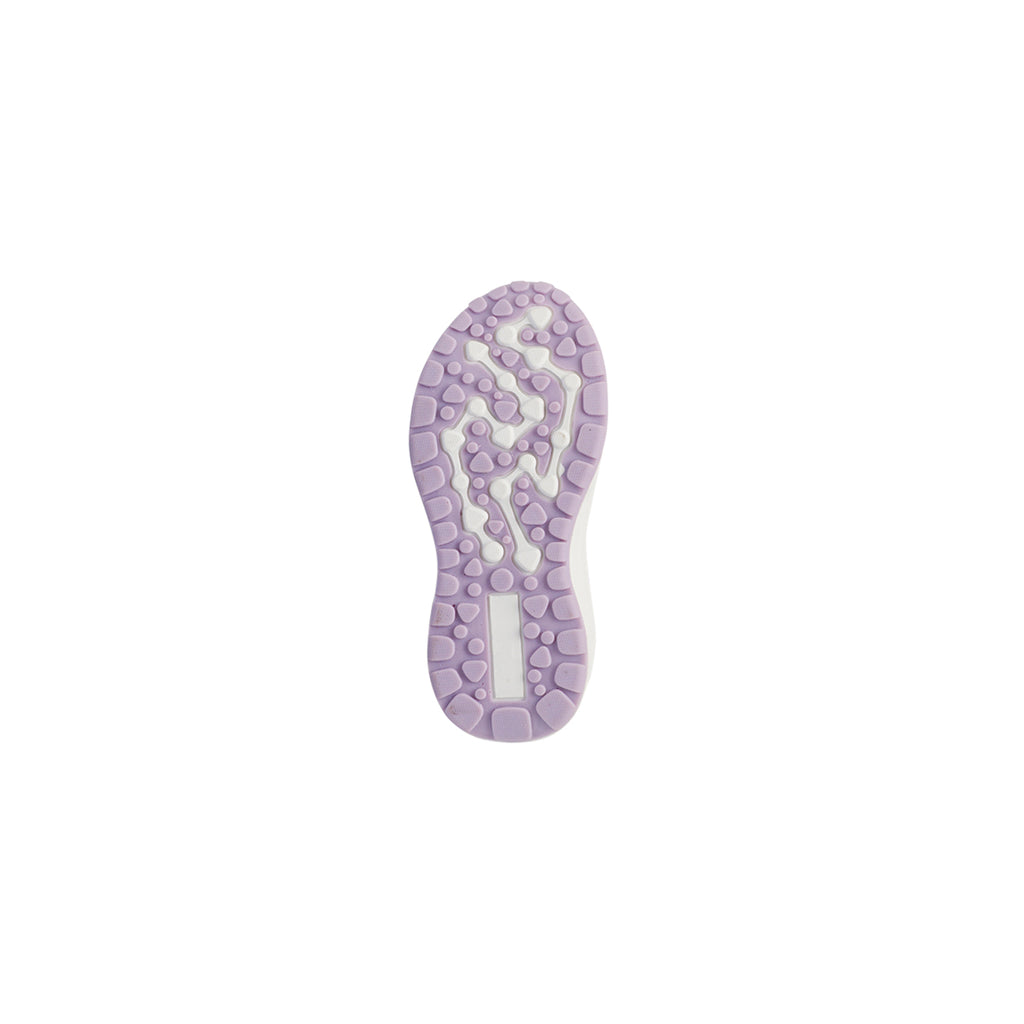 Sneakers rosa effetto iridescente con Luci da Bambina Stitch