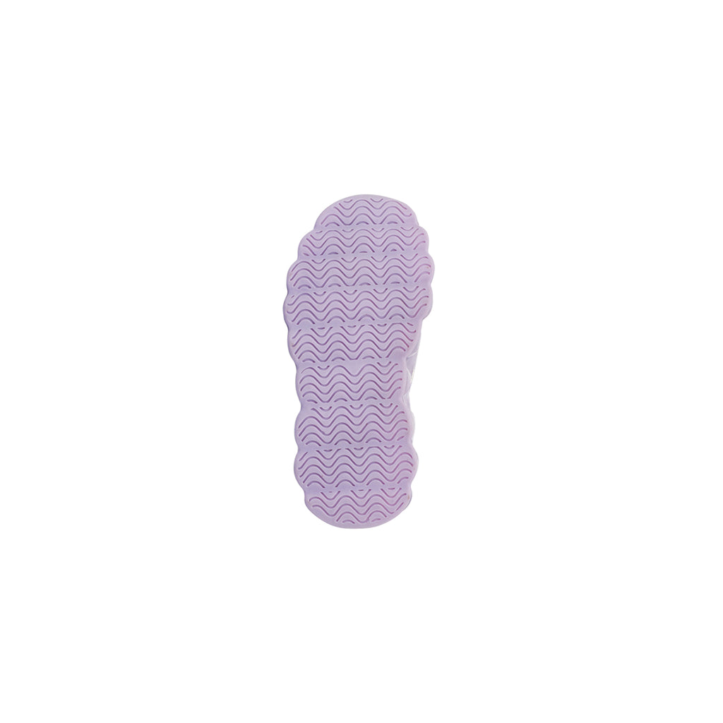 Sneakers con luci e strappo lilla da Bambina Unicorno