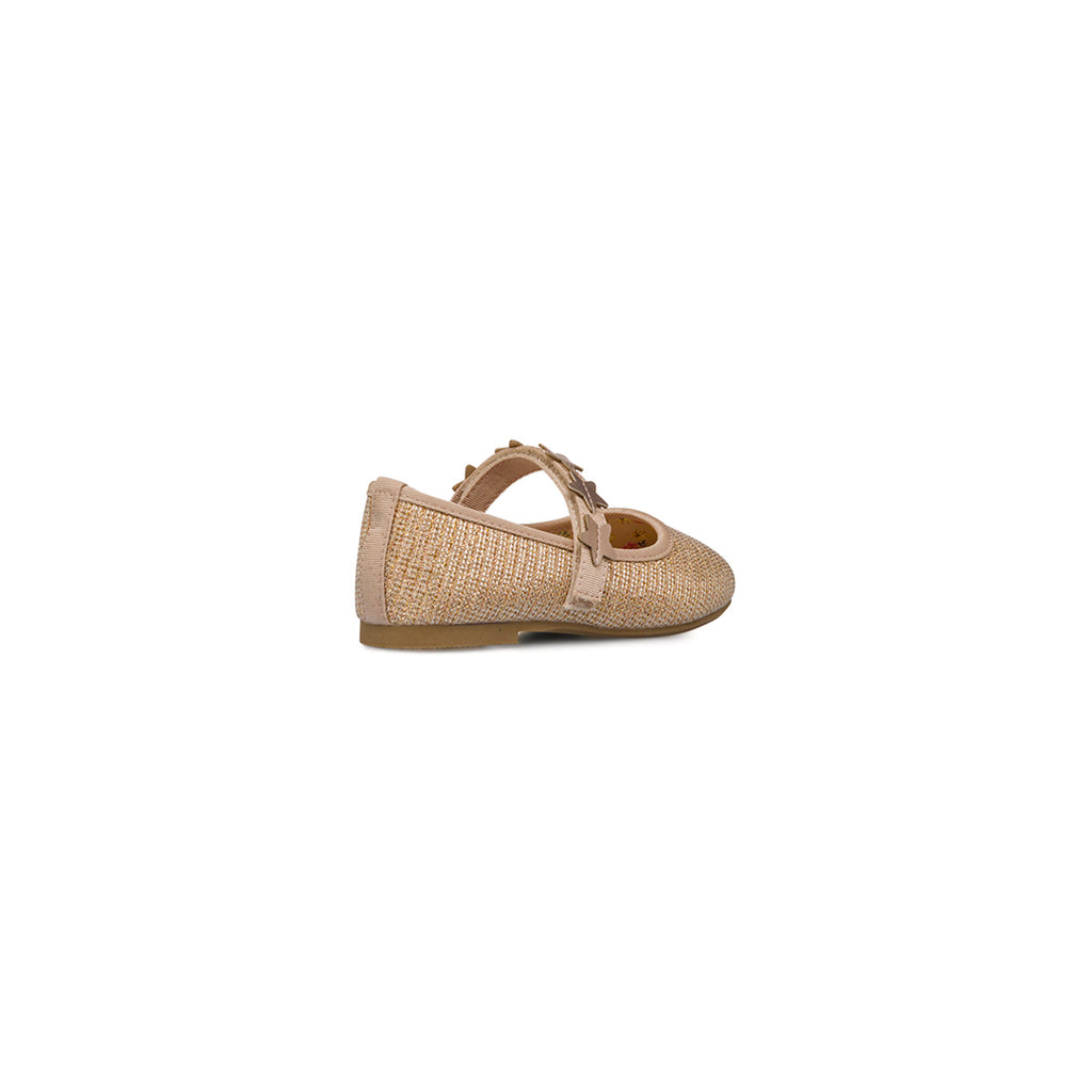 Ballerine oro da Bambina con stelle e glitter Le scarpe di Alice