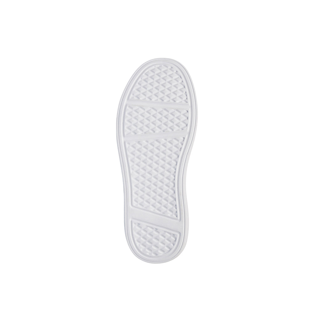 Sneakers da ragazza bianche con stampe e glitter Le scarpe di Alice