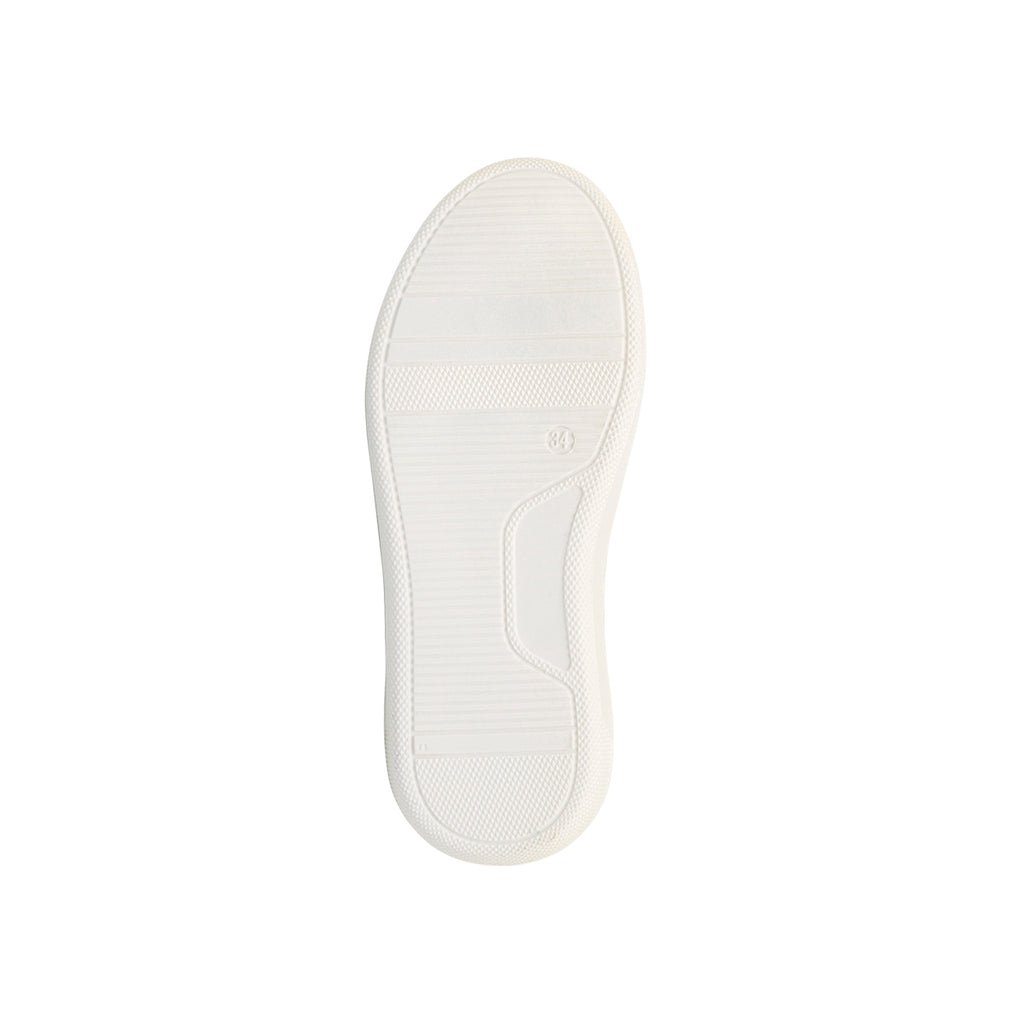 Sneakers alte da ragazza oro con dettagli finta pelliccia e glitter Le scarpe di Alice