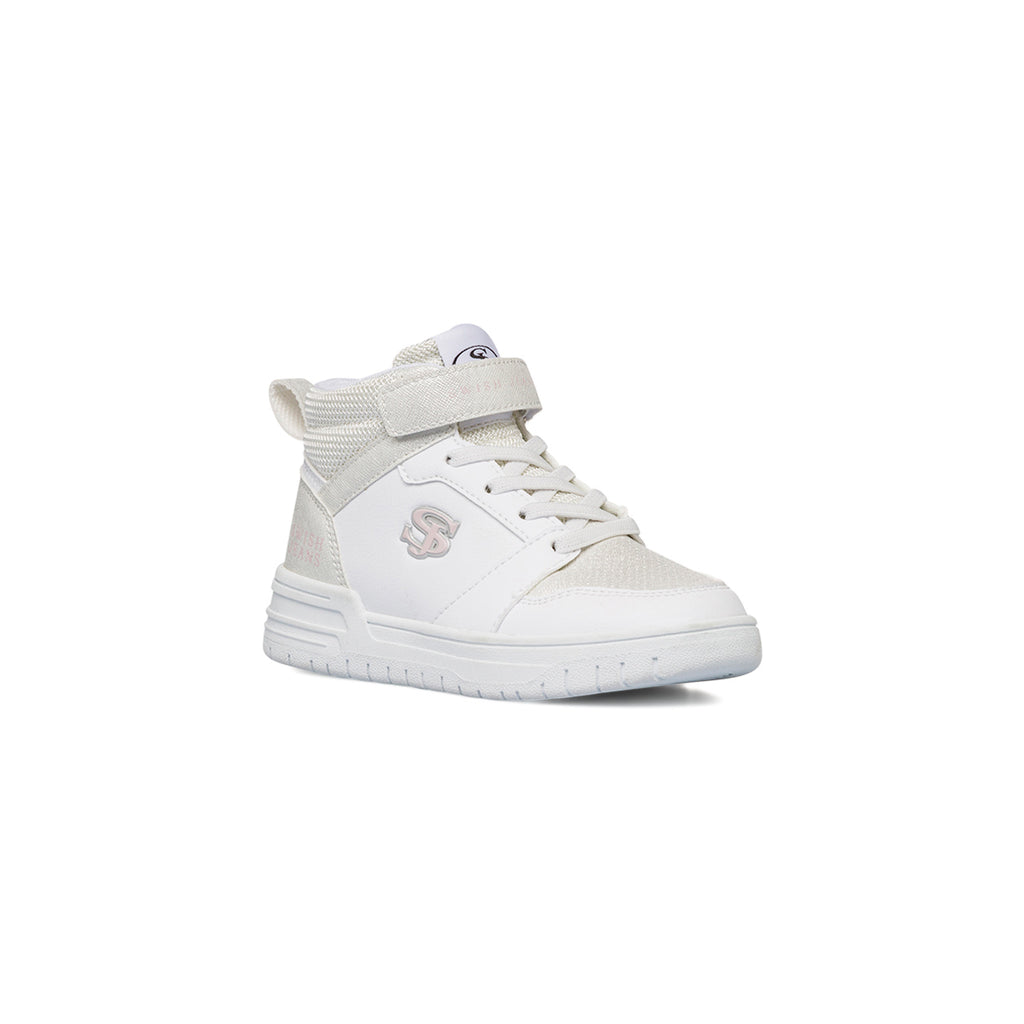 Sneakers alte da ragazza bianche Swish Jeans