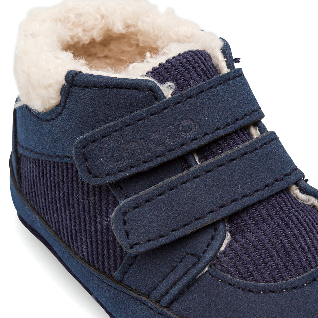Sneakers Primi Passi bambino blu Chicco con chiusura a strappo