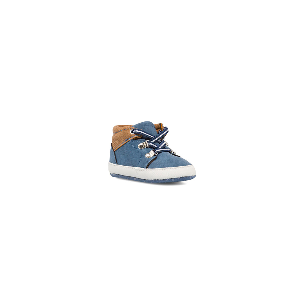 Scarpe Primi Passi da bambino Chicco blu con lacci elastici