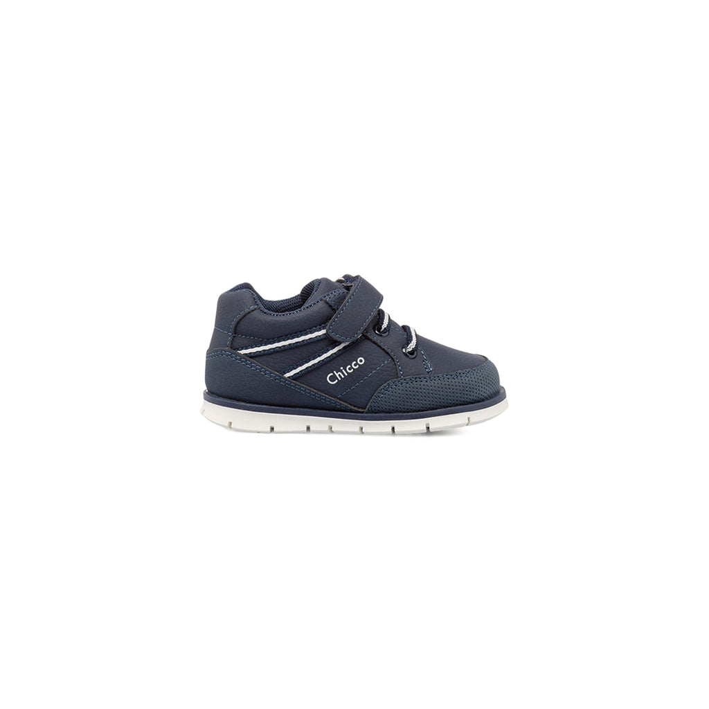 Scarpe Primi Passi da bambino Chicco blu con lacci elastici