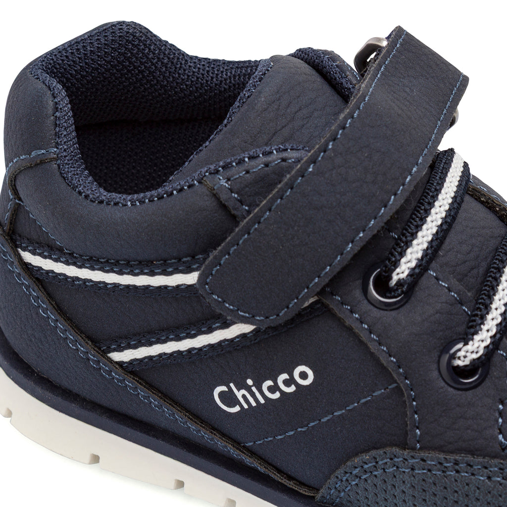 Scarpe Primi Passi da bambino Chicco blu con lacci elastici