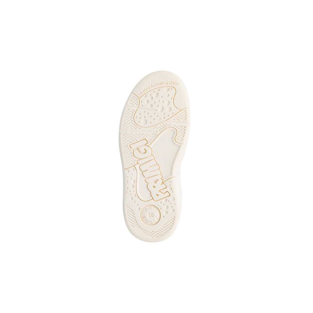 Sneakers da bambino bianche con dettagli rossi e blu Primigi