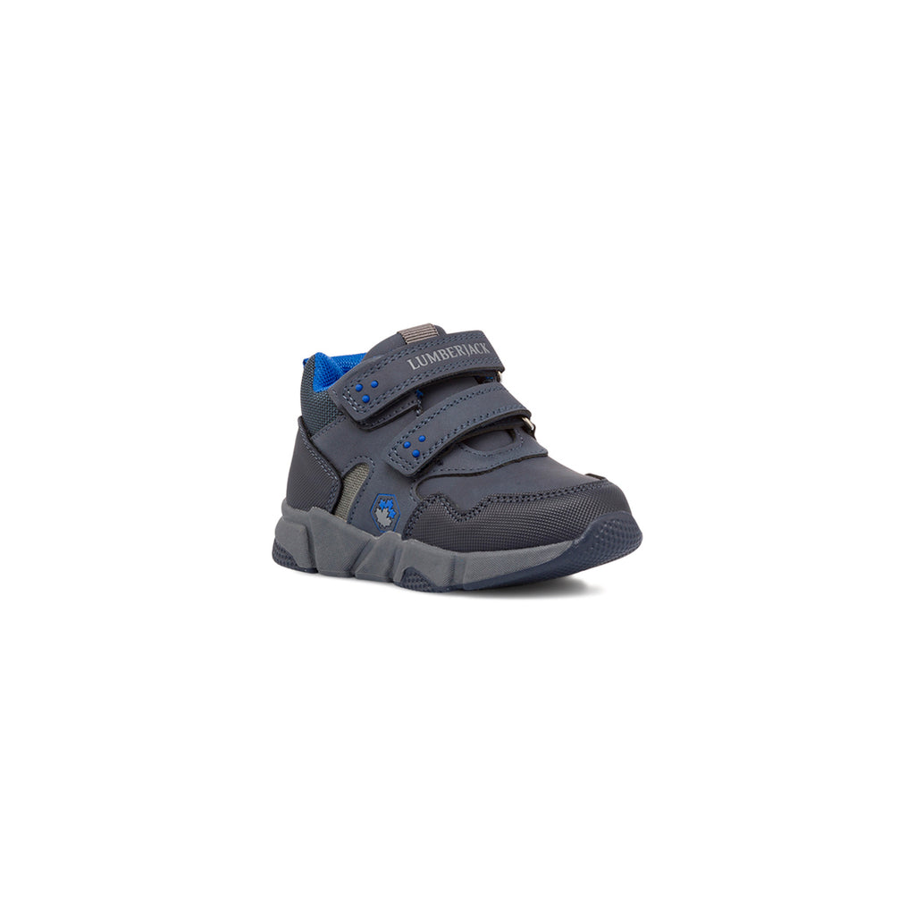 Sneakers primi passi bambino blu navy con logo Lumberjack