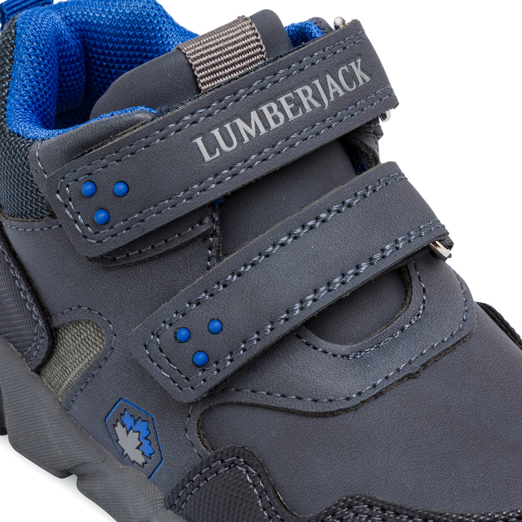 Sneakers primi passi bambino blu navy con logo Lumberjack