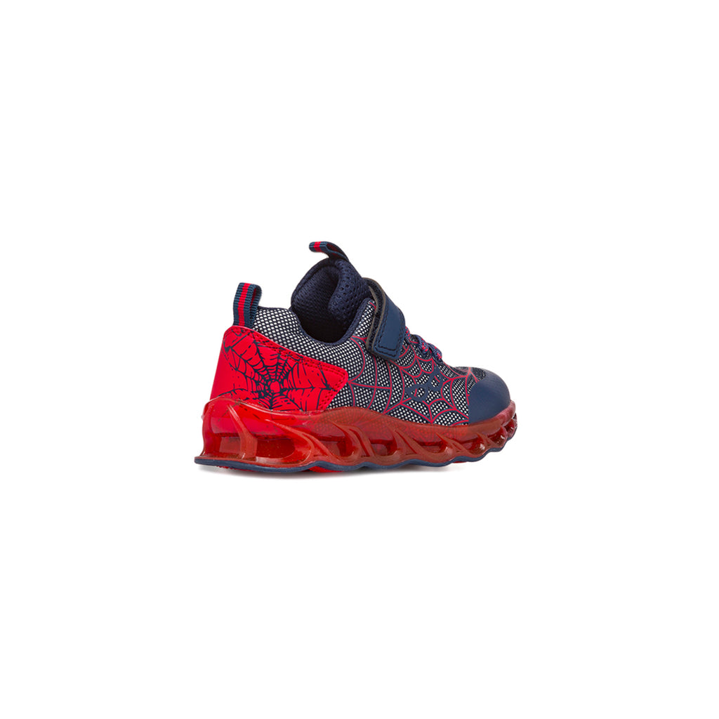 Sneakers bambino blu navyv e rosso con luci nella suola Birilli&Monelli