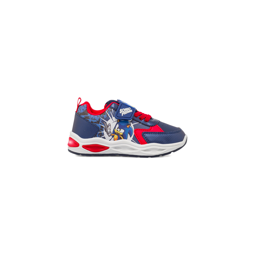 Sneakers blu da Bambino con Luci e strappo Sonic Prime