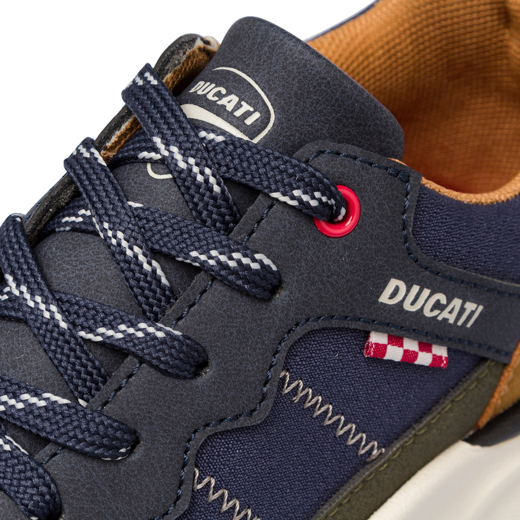 Sneakers blu da ragazzo Ducati